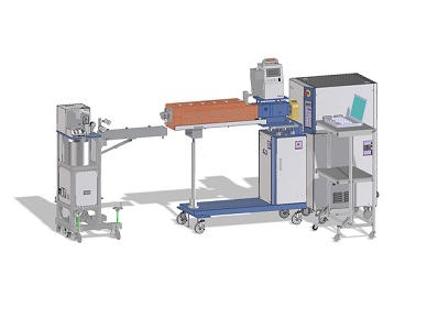 Base unit + Measuring Extruder + Pelletizer