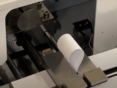 Making the specimen into a loop shape